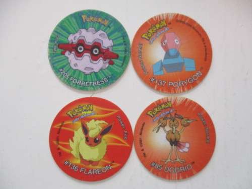POKEMON LOT OF 4 TAZOS