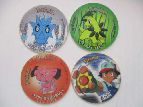POKEMON LOT OF 4 TAZOS
