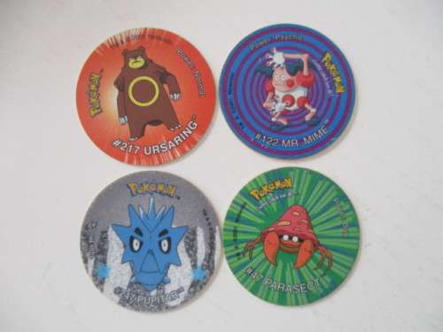 POKEMON LOT OF 4 TAZOS
