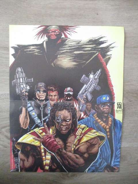 DC COMICS - BLOOD SYNDICATE NO. 1  - 1993 WITH2 POSTERS AND TRADING CARD !!!!! GREAT CONDITION