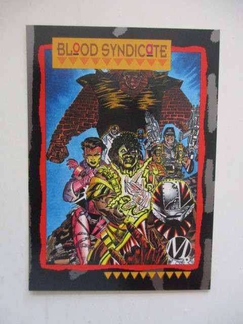 DC COMICS - BLOOD SYNDICATE NO. 1  - 1993 WITH2 POSTERS AND TRADING CARD !!!!! GREAT CONDITION
