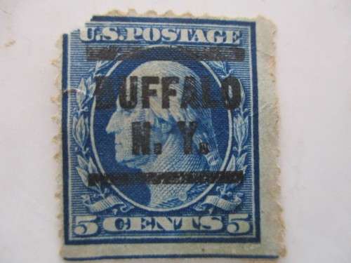 AMERICA TWO USED GEORGE WASSHINGTON STAMPS