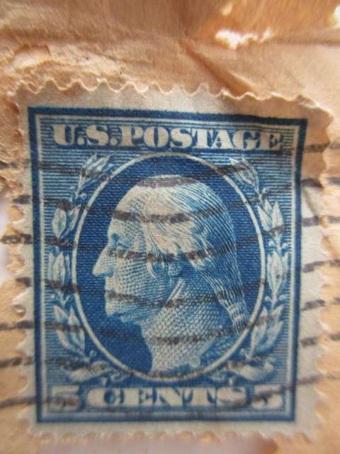 AMERICA TWO USED GEORGE WASSHINGTON STAMPS