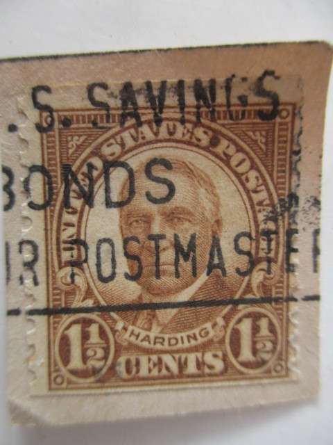 AMERICA 1 1/2c   HARDING  used stamp