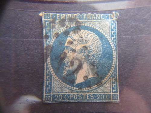 FRANCE - EMPRE-FRANC 20c NAPOLEAN III 1854-1862 USED