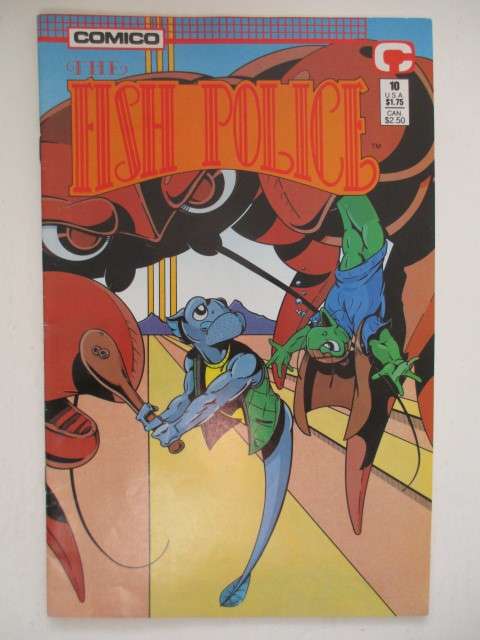 COMICO COMICS - THE FISH POLICE -  VOL. 2 NO. 10 - 1988