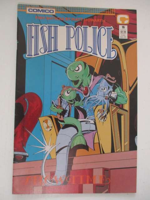 COMICO COMICS - FISH POLICE -  NO. 16 - 1989
