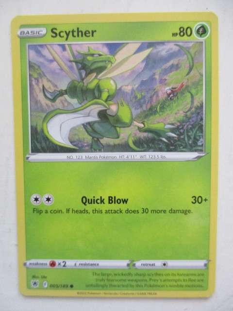 POKEMON TRADING CARD - SCYTHER