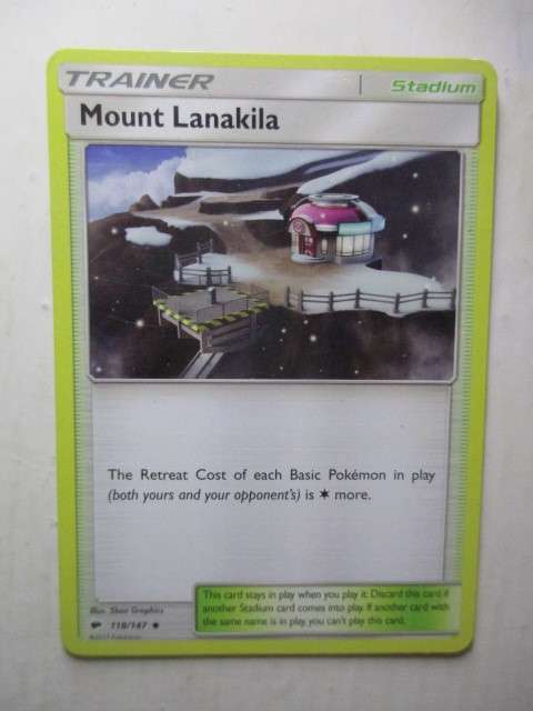 POKEMON TRADING CARD - MOUNT LANAKILA