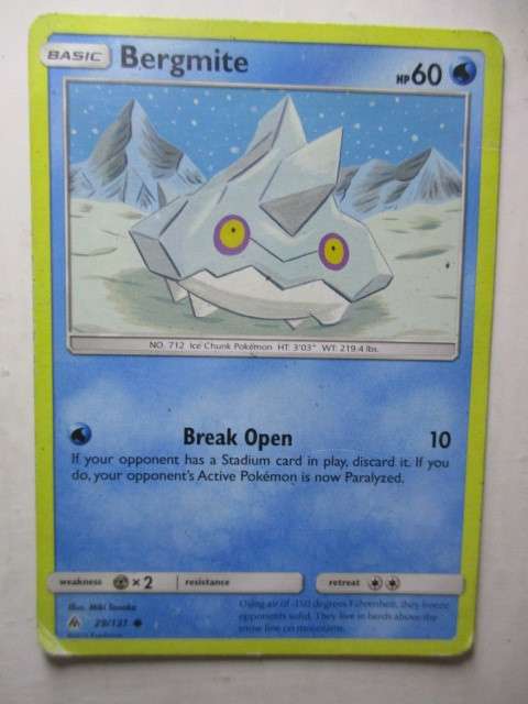 POKEMON TRADING CARD - BERGMITE