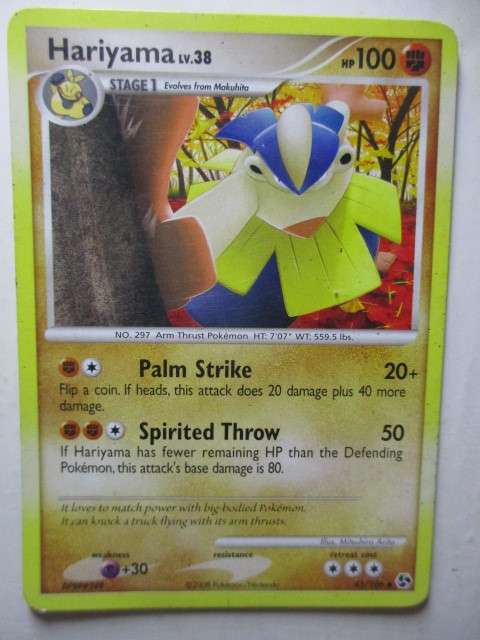 POKEMON TRADING CARD - HARIYAMA