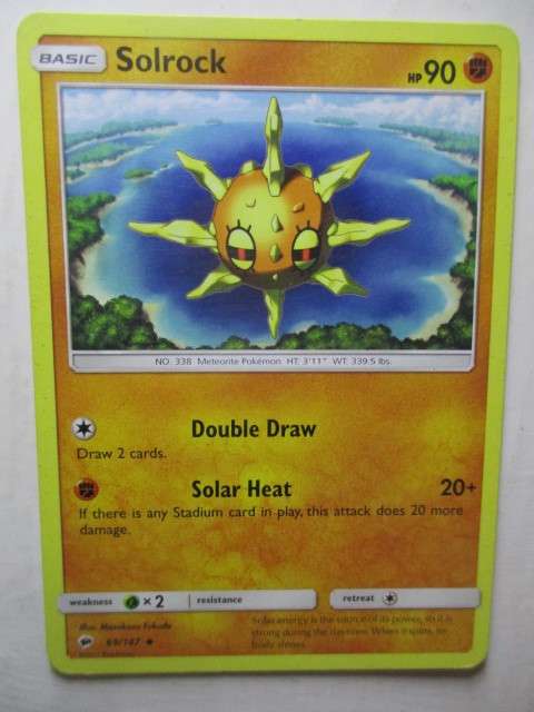 POKEMON TRADING CARD - SOLROCK