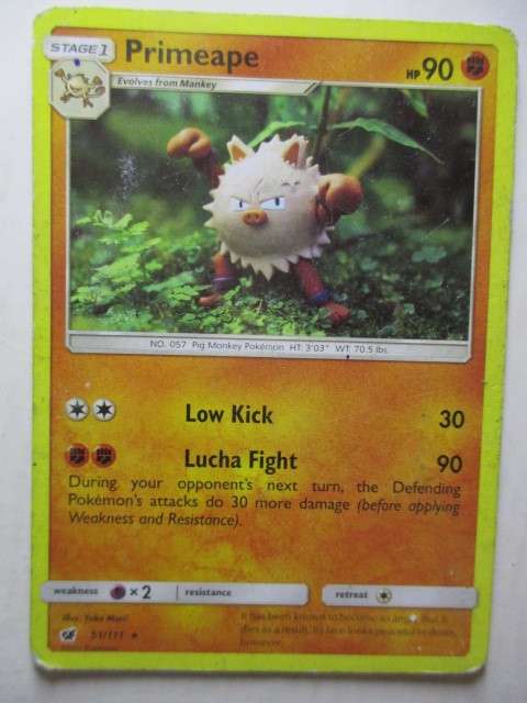 POKEMON TRADING CARD - PRIMEAPE