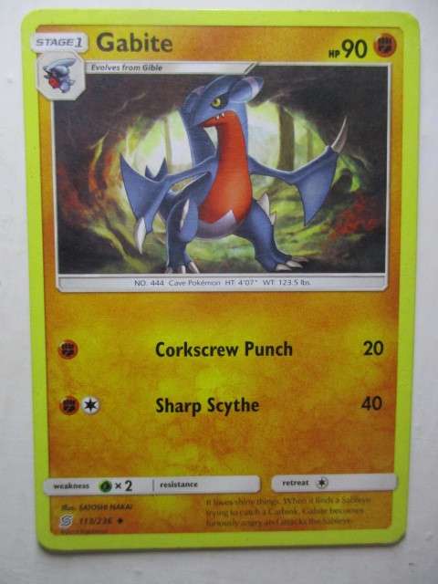 POKEMON TRADING CARD - GABITE