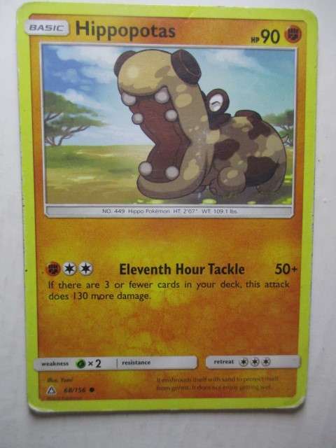 POKEMON TRADING CARD - HIPPOPOTAS