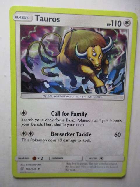 POKEMON TRADING CARD - TAUROS