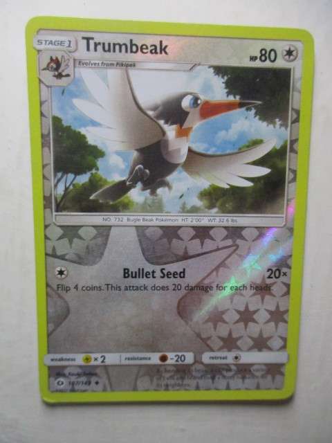 POKEMON TRADING CARD - TRUMBEAK SHINY CARD