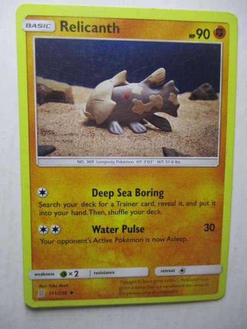 POKEMON TRADING CARD - RELICANTH