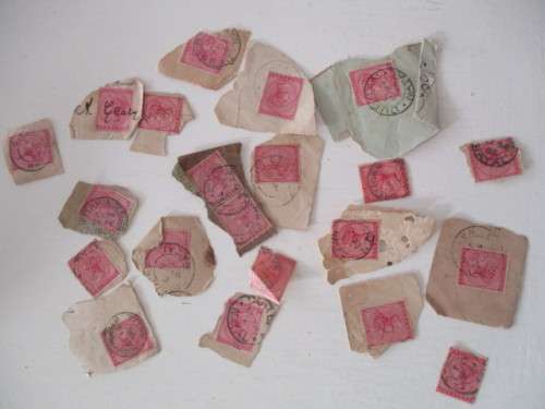 LOT OF QUEEN VICTORIA  NATAL STAMPS