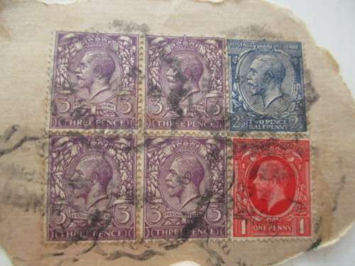 GREAT BRITAIN LOT OF KING GEORGE STAMPS