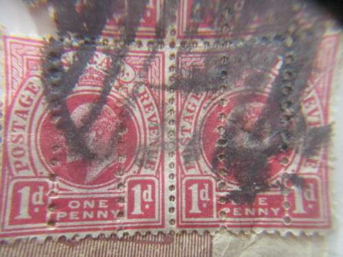 NATAL BLOCK OF QUEEN VICTORIA STAMPS