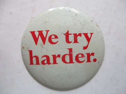 VINTAGE AVIS BADGE -