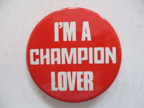 VINTAGE LOVER METAL BADGE