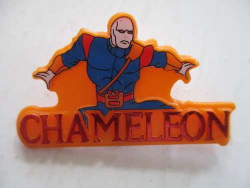 VINTAGE TOY BIZ INC MARVEL CHAMELEON BADGE