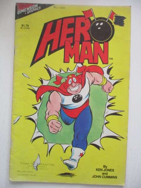 DIMENSION GRAPHIC COMICS -  VOL. 1 NO. 1  - 1986 -   HERO MAN