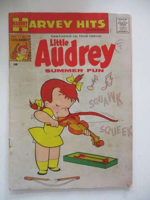 HARVEY HITS - LITTLE AUDREY SUMMER FUN -  JULY 1958 - VOL. 1 -  NO. 11