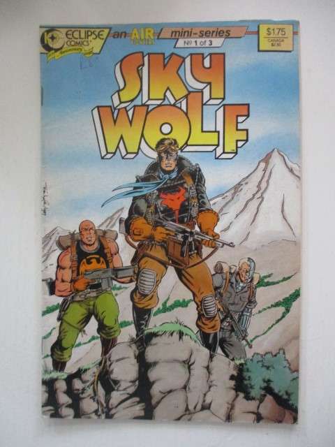 ECLIPSE COMICS - SKY WOLF NO. 1 OF 3 -  1988