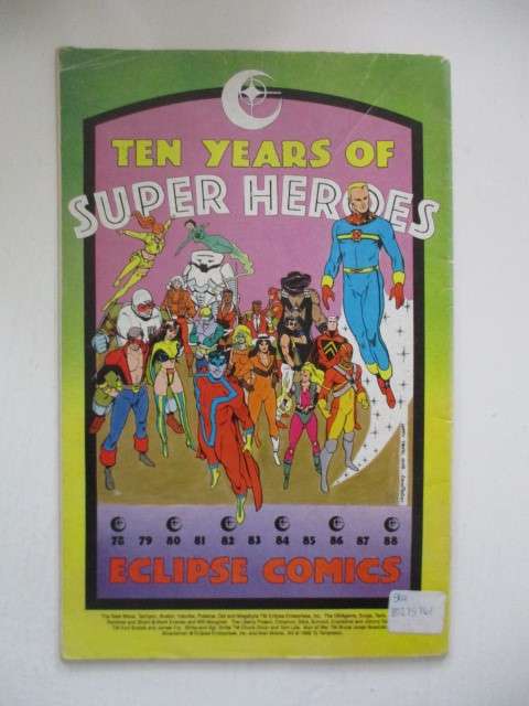 ECLIPSE COMICS - SKY WOLF NO. 1 OF 3 -  1988