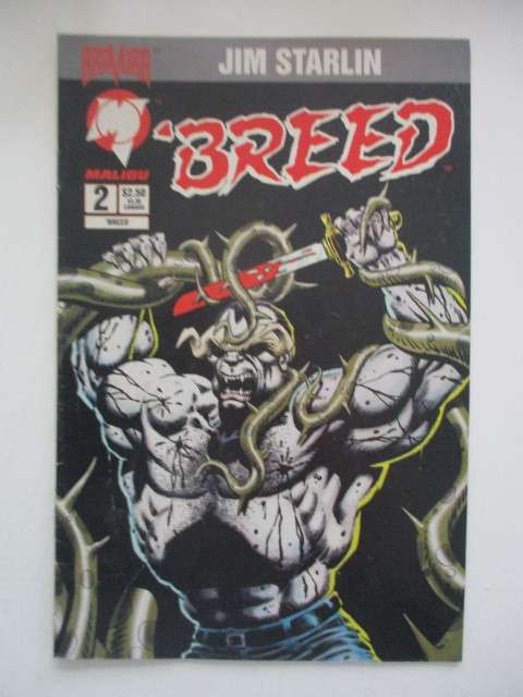 MALIBU COMICS - NO. 2 - BREED  -  BY  JIM STARLIN  - 1994