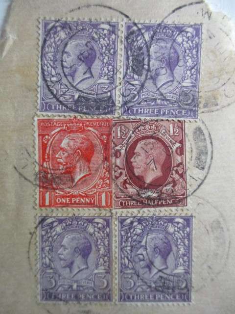 GREAT BRITAIN USED KING GEORGE STAMPS