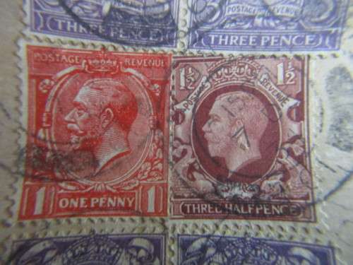 GREAT BRITAIN USED KING GEORGE STAMPS