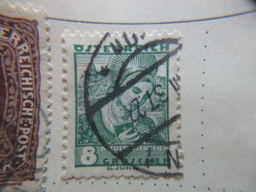 AUSTRIA 2 USED STAMPS