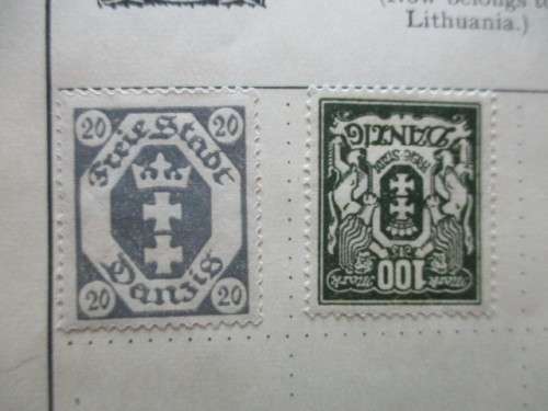 POLAND / DANZIG 2 UNUSED MOUNTED STAMPS