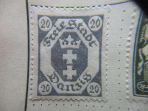 POLAND / DANZIG 2 UNUSED MOUNTED STAMPS