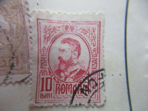 ROUMANIA LOT OF 4  USED MOUNTED STAMPS