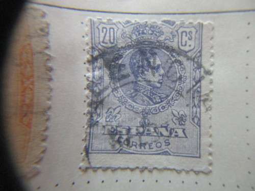 SPAIN LOTOF 4 KING ALFONSO STAMPS  USED MOUNTED
