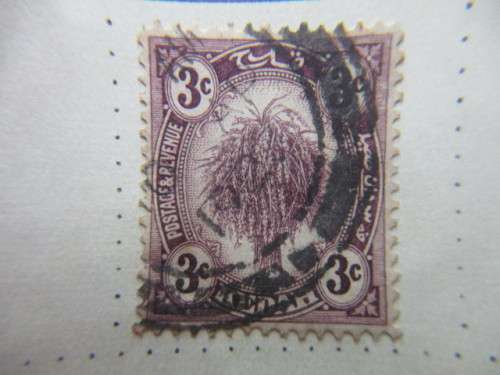 MALAYSIA  / KEDAH - STRAITS SETTLEMENTS USED MOUNTED STAMP