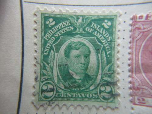 PHILIPPINE  ISLANDS /  ONE  USED AND ONE UNUSED STAMP