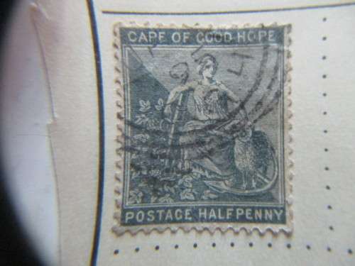 CAPE OF GOOD HOPE HALF PENNY USED STAMP