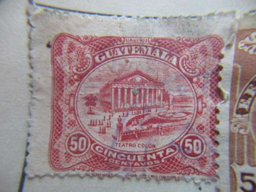 GUATEMALA 2 MOUNTED STAMPS