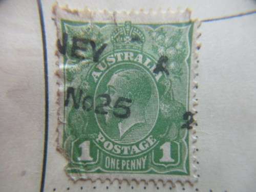 AUSTRALIA 3 USED MOUNTED STAMPS