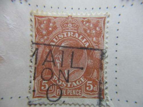 AUSTRALIA 3 USED MOUNTED STAMPS
