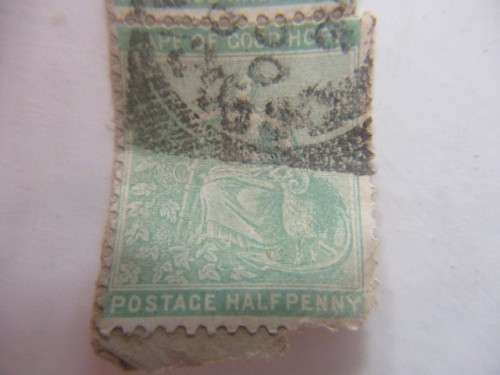 SOUTH AFRICA CAPE OF GOOD HOPE PAIR OF USED STAMPS