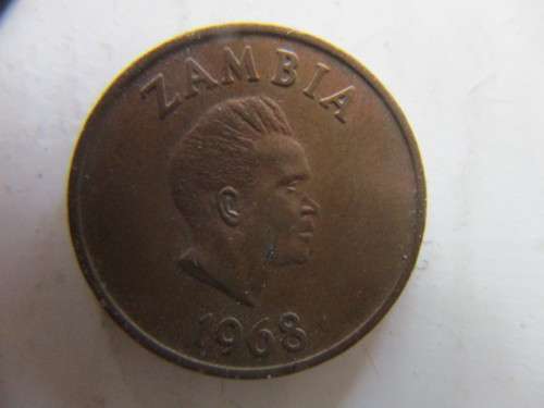 ZAMBIA 2 NGWEE COIN 1968 LOVELY DETAIL