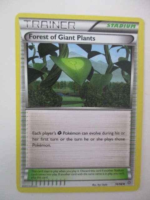POKEMON TRADING CARD - TRAINER FOREST OF GIANT PLANTS