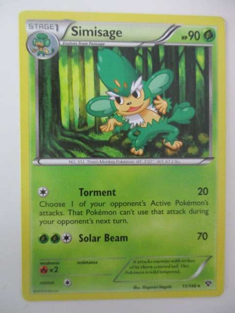 POKEMON TRADING CARD - SIMISAGE